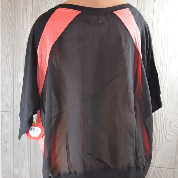 Apple Bottom SEXY Semi Sheer Top PLUS SIZE - Picture 4 of 7